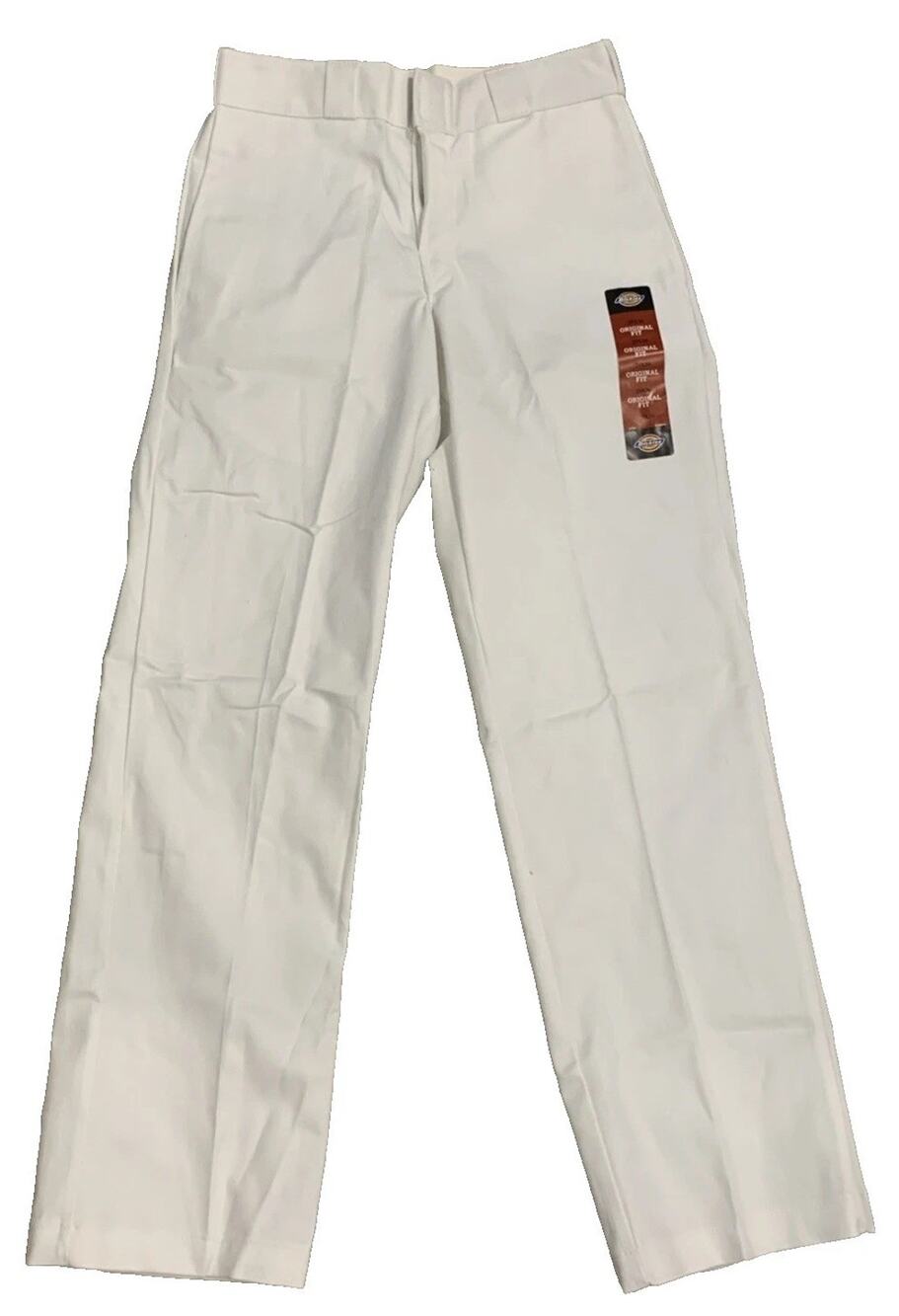 Dickies 874 Original Fit Work Pants White Men’s 29x30 NWT Uniform